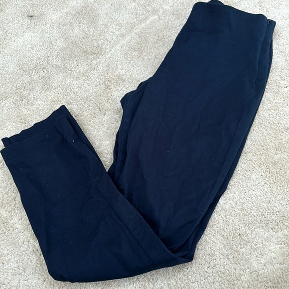 Old Navy Navy Blue pants. Comfy waist band. Side zipper. - Picture 1 of 3